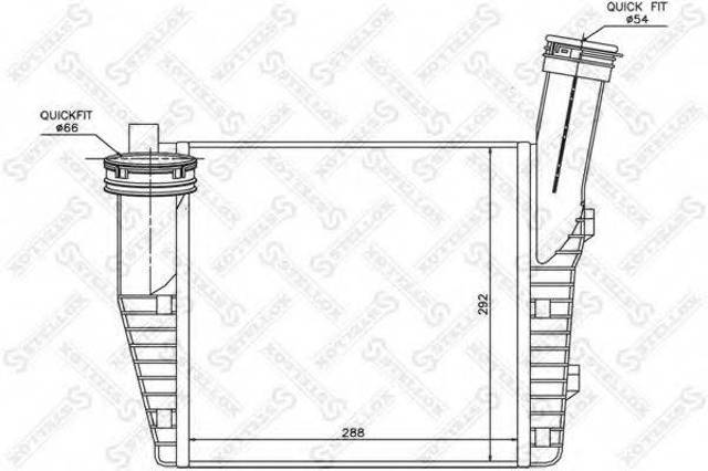 Интеркулер 1040079SX STELLOX