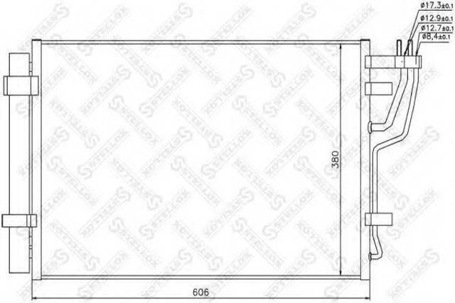 Конденсер 1045381SX STELLOX