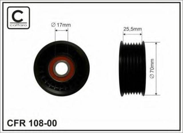 CAFFARO 10800 Натяжной ролик в наличии Хмельницкий