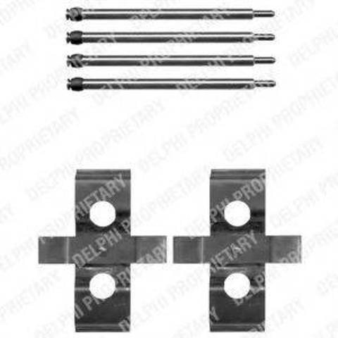 QUICK BRAKE 1091611 Ремкомплект тормозов передних в наличии Черкассы