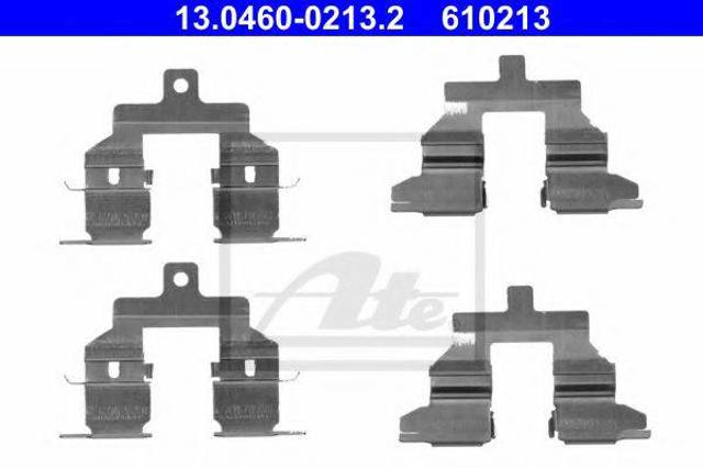 QUICK BRAKE 1091737 Комплект пружинок крепления дисковых колодок задних в наличии Львов