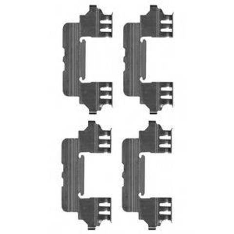 QUICK BRAKE 1091860 Комплект пружинок крепления дисковых колодок передних в наличии Кривой Рог