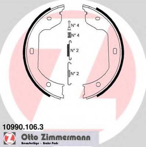 Колодки ручника/стояночного тормоза 109901063 ZIMMERMANN