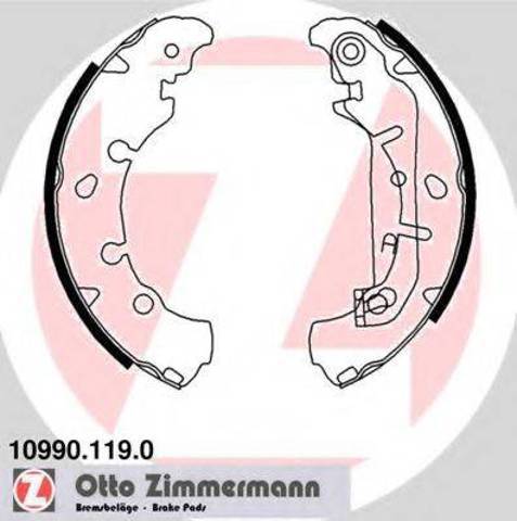 Барабанные колодки 109901190 ZIMMERMANN