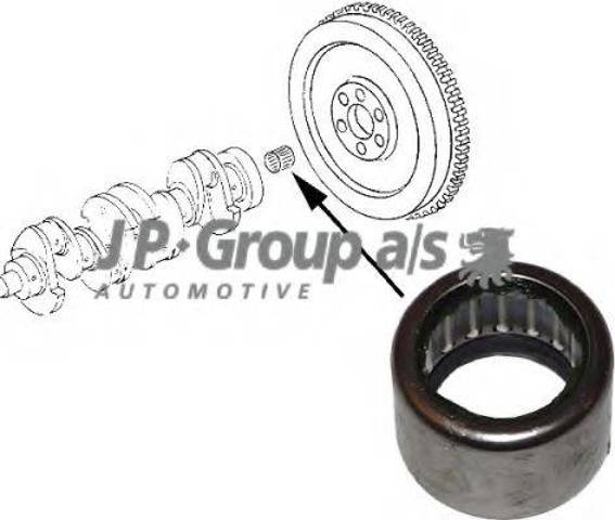 JP GROUP 1110450300 Опорный подшипник первичного вала КПП (центрирующий подшипник маховика) в наличии Черновцы