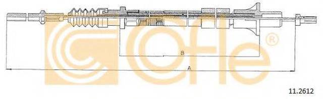 Трос сцепления 112612 COFLE