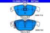 Колодки тормозные дисковые комплект 13046072442 ATE