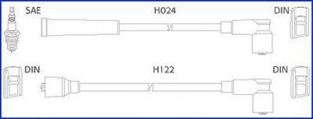 Провода высоковольтные, комплект 134347 HITACHI