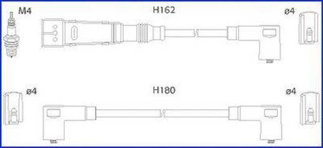 Провода зажигания 134715 HITACHI