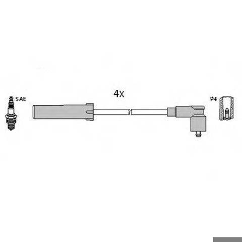 Провода зажигания 134980 HITACHI