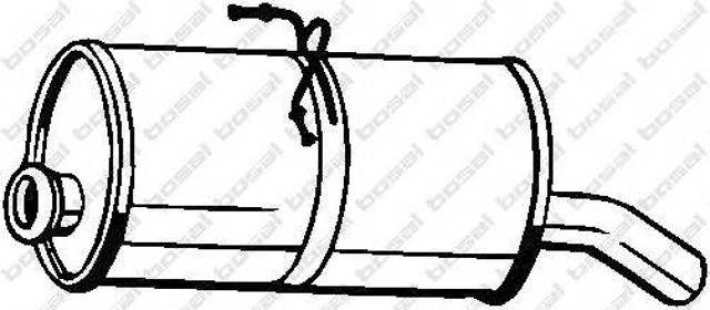 Глушитель  135705 BOSAL