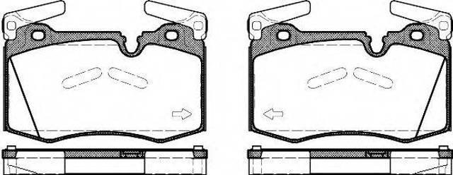 Remsa mini гальмівні колодки mini clubman (r55) cooper 10-14