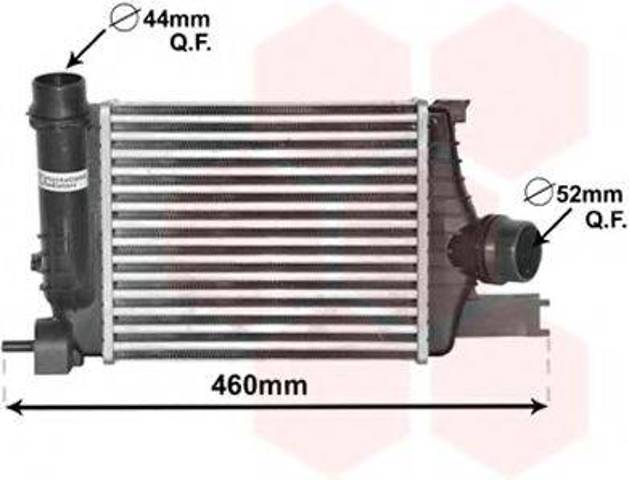 Радиатор интеркуллера 144961381R RENAULT