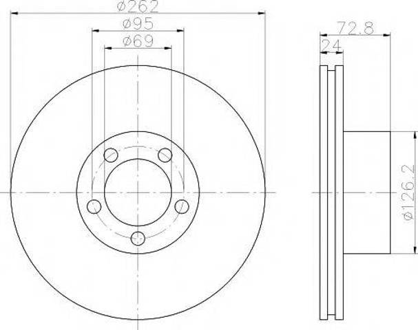 1549703 FORD Передние тормозные диски купить в Сумы