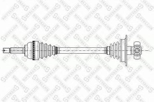 Левая полуось 1581033SX STELLOX