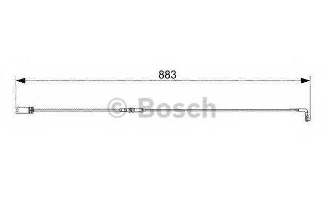BOSCH 1987473005 Датчик износа тормозных колодок задний в наличии Украина