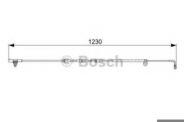 1987473022 BOSCH Датчик износа тормозных колодок передний купить в Николаев