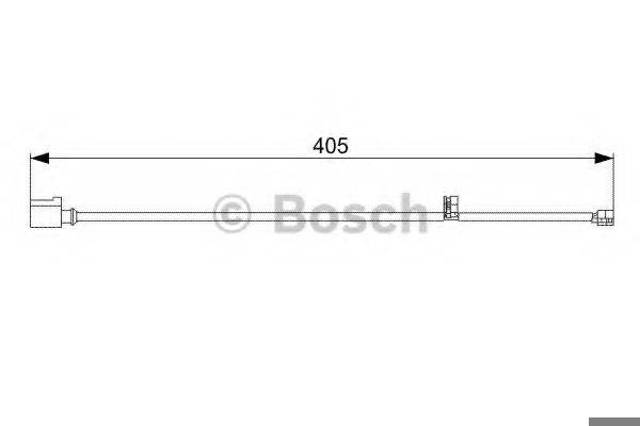 BOSCH 1987473025 Датчик износа тормозных колодок передний в наличии Одесса