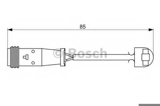1987473038 BOSCH Датчик износа тормозных колодок задний купить в Украина