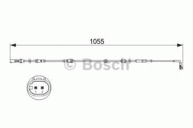 1987473507 Датчик износа тормозных колодок задний купить Винница