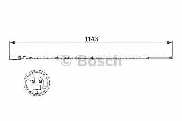 BOSCH 1987473517 Датчик износа тормозных колодок передний в наличии Житомир