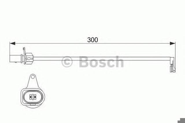 BOSCH 1987474505 Датчик износа тормозных колодок передний в наличии Тернополь