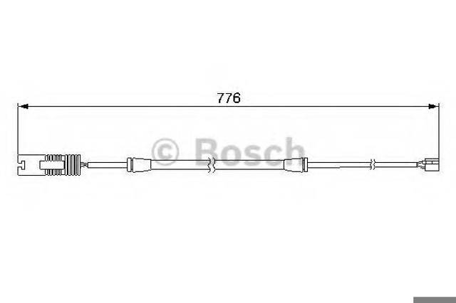 BOSCH 1987474925 Датчик износа тормозных колодок передний в наличии Тернополь