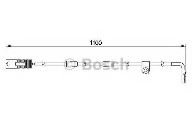 1987474942 BOSCH Датчик износа тормозных колодок задний купить в Кривой Рог