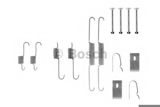 1987475267 BOSCH Монтажный комплект задних барабанных колодок купить в Каменское