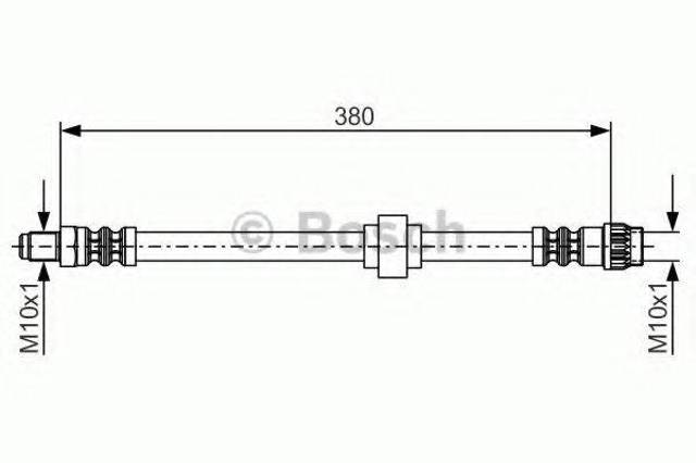 BOSCH 1987476700 Шланг тормозной передний в наличии Харьков