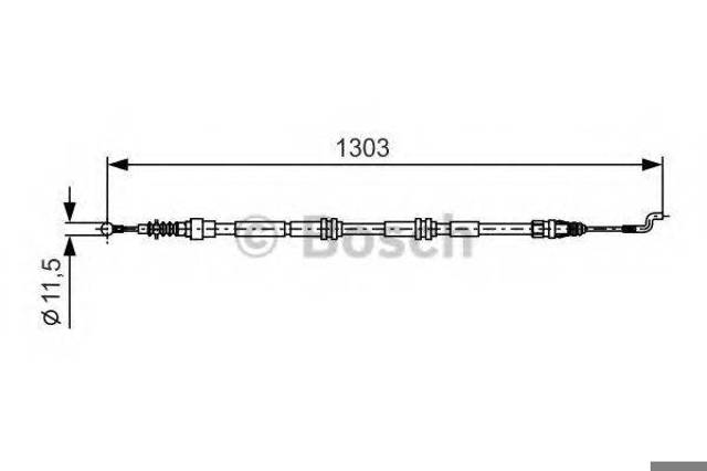 BOSCH 1987477260 Задний трос ручника в наличии Украина