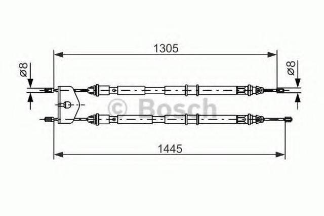Тормоз стояночный 1987477732 BOSCH