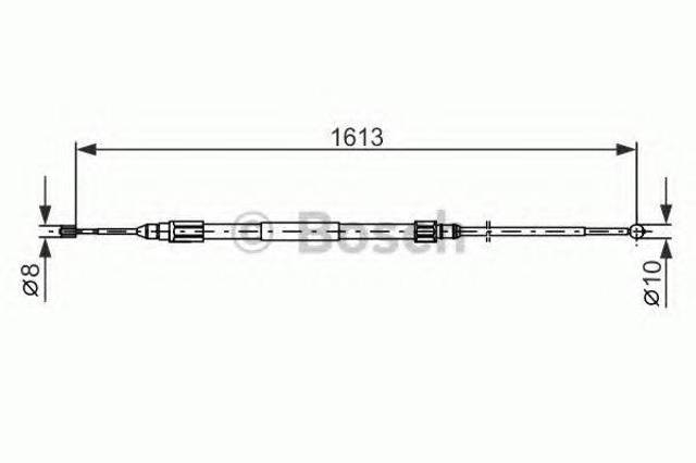 1987477987 BOSCH Трос ручника купить в Житомир