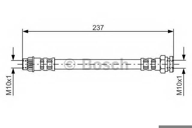 BOSCH 1987481052 Шланг тормозной задний в наличии Львов