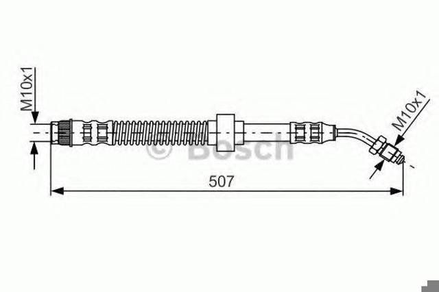 BOSCH 1987481150 Шланг тормозной передний в наличии Сумы