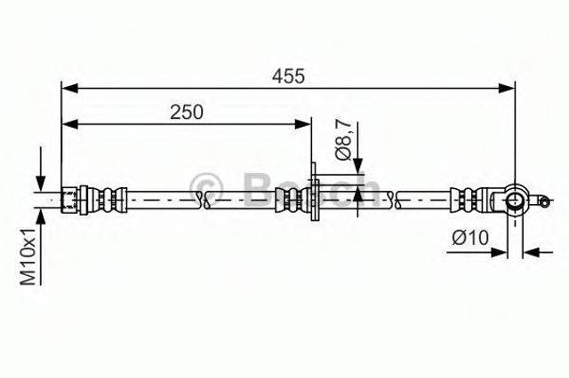 Тормозной шланг 1987481389 BOSCH