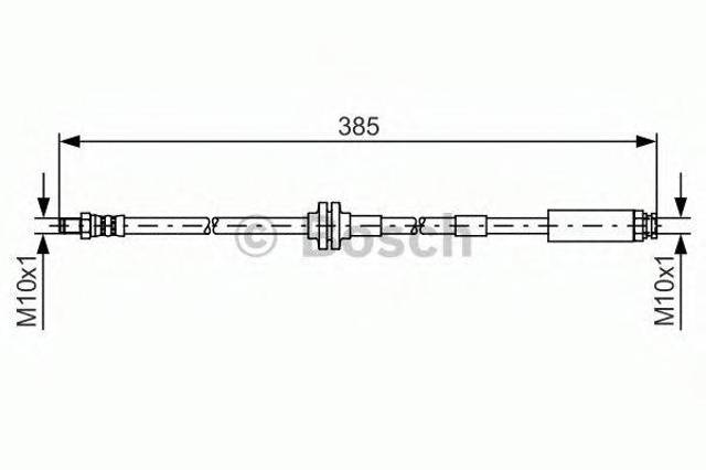 BOSCH 1987481418 Шланг тормозной передний в наличии Тернополь