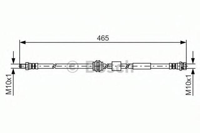 1987481451 BOSCH Шланг тормозной передний купить в Черкассы