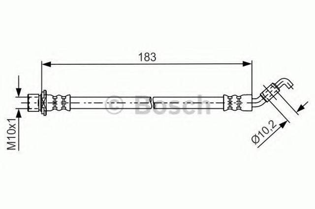 BOSCH 1987481639 Задний тормозной шланг в наличии Кривой Рог