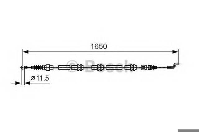 BOSCH 1987482016 Задний трос ручника в наличии Украина