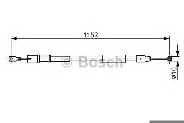 BOSCH 1987482025 Задний правый трос ручника в наличии Черновцы