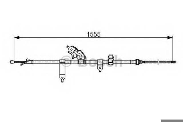 Трос ручника задний 1987482221 BOSCH