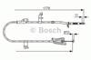 Трос ручника задний правый 1987482304 BOSCH