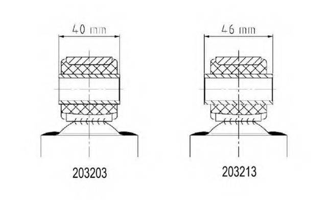 Цилиндр подвески 203213 AL-KO
