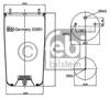 Пневмоподушка моста 20881 FEBI