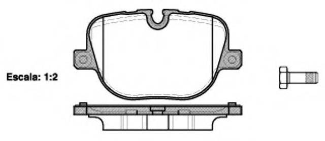 Задние колодки Land Rover Range Rover III