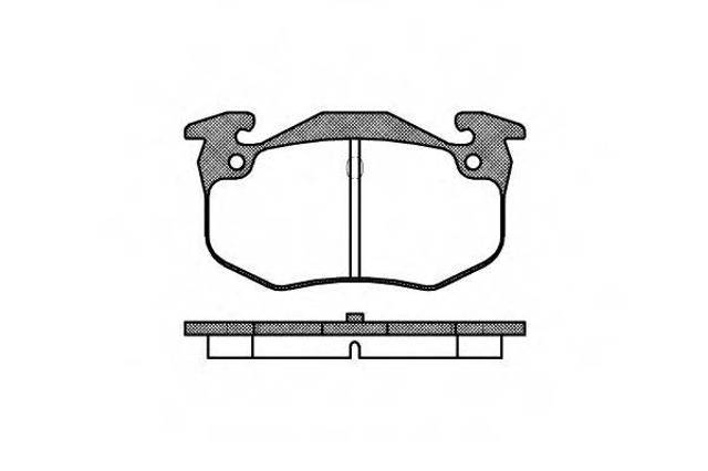 Колодки тормозные дисковые комплект Peugeot 306