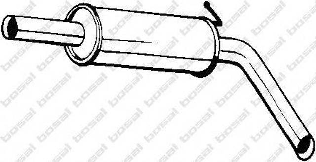 Глушитель центральный 220039 BOSAL