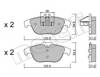 Колодки тормозные дисковые комплект 2206660 METELLI