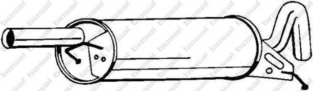 Выхлопная труба 233119 BOSAL